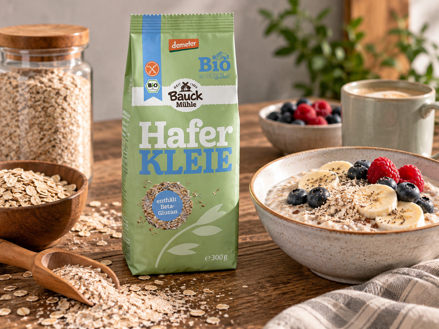 Bezlepkové ovesné OTRUBY BIO Demeter 300 g - Bauck